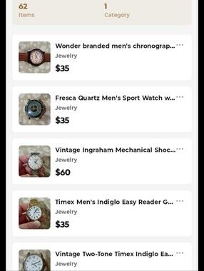 62 To 67 Mens Watch Collection Worth A Lot Selling In Bulk